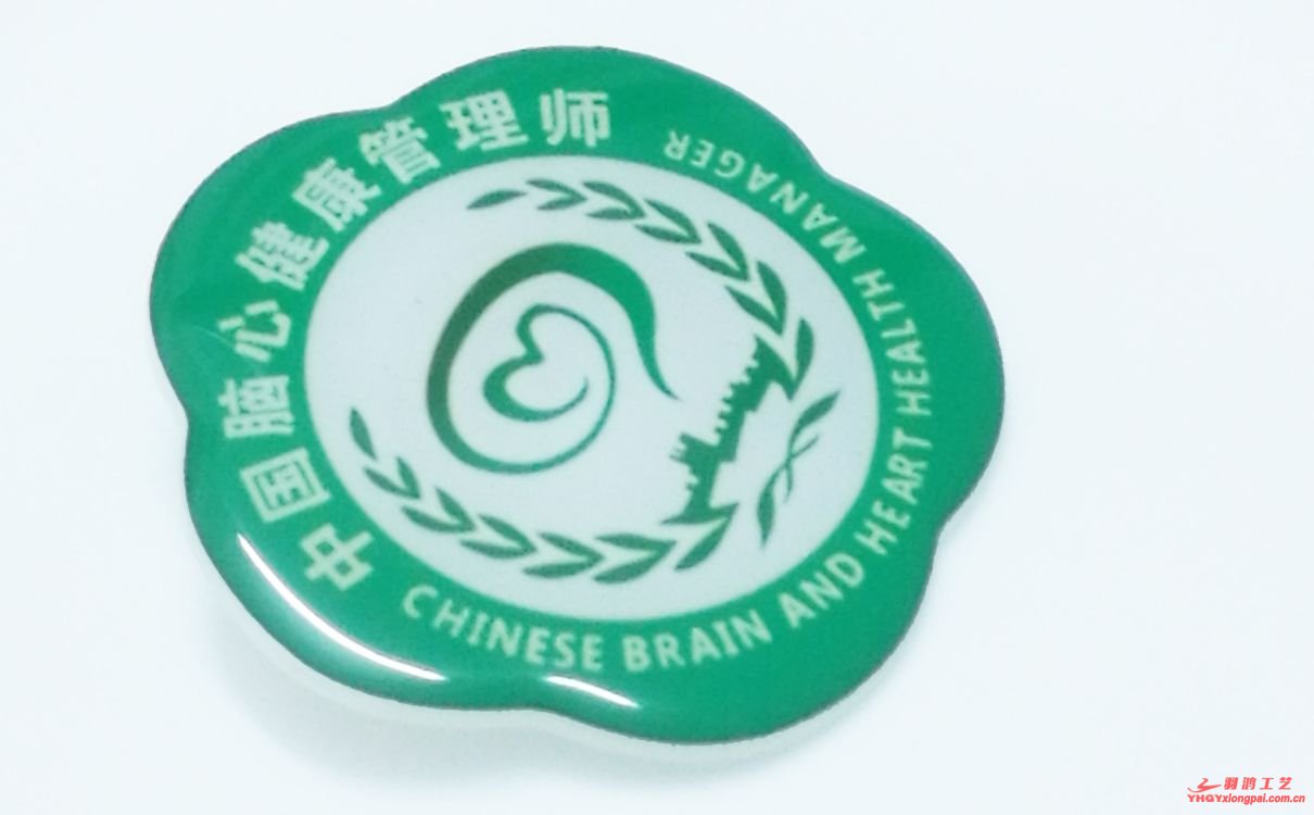 中国脑心健康管理师胸牌